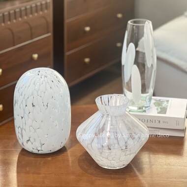 云边心事｜白色花瓶合集 简约百搭 客厅插花摆件装饰花瓶