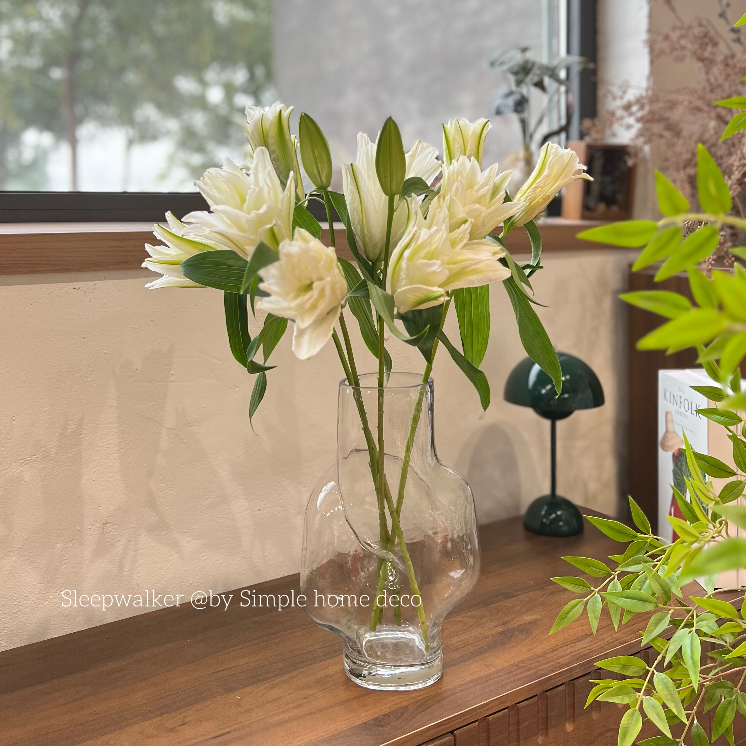 细语｜北欧风透明玻璃花瓶摆件家居客厅酒店吧台百合玫瑰插花摆件,家居饰品,花瓶,淘宝优惠券,粉丝福利购,淘宝优惠卷