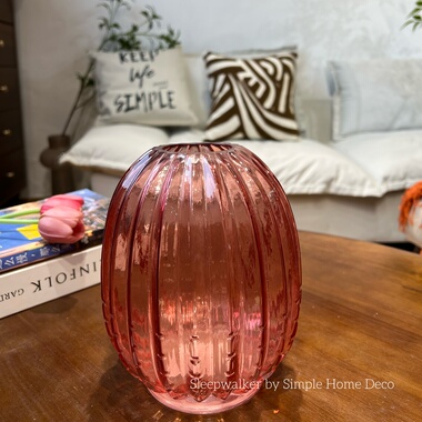 彩虹糖|彩色外贸出口孤品玻璃花瓶合集 玫瑰郁金香花瓶摆件