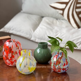 小尺寸｜水仙花专用瓶定制缤纷花瓶原色玻璃桌面花瓶花器摆件