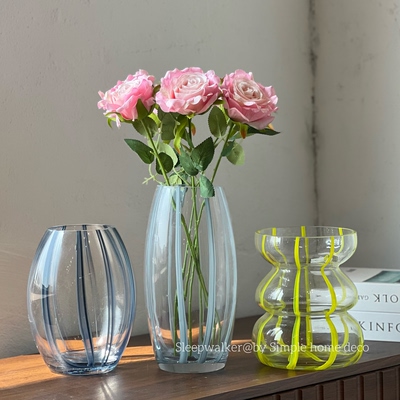 Line｜外贸出口样品原色料春日孤品福利玻璃花瓶花器