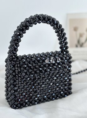 休闲纯色串珠编织时尚