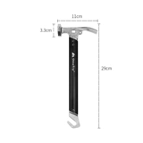 Дорожный легкий портативный металлический браслет для кемпинга, ручка, молоток, алюминиевый сплав