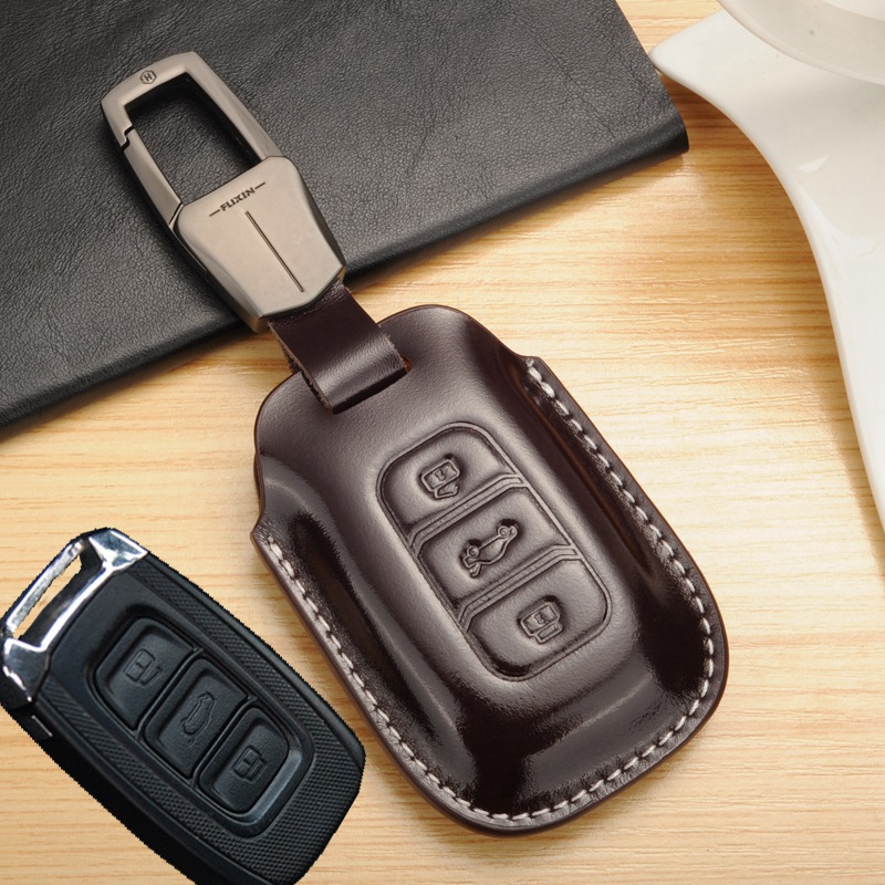 牛皮骏派一键启动D60钥匙包