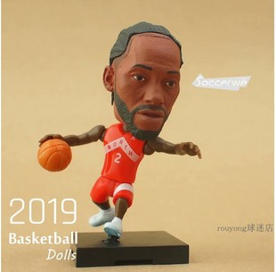 球星公仔玩偶多伦多猛龙球队2号伦纳德7号洛瑞篮球人偶手办摆件