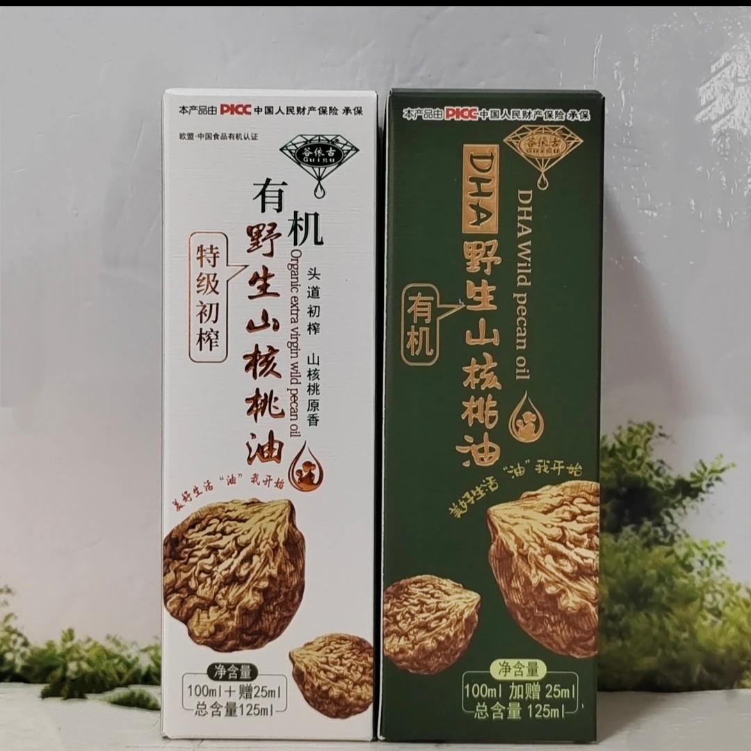 谷依古有机野生山核桃油  DHA有机核桃油