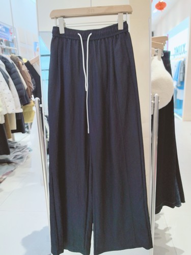 3NUX2026春新款韩版简约百搭显瘦高品质休闲裤牛仔阔腿裤