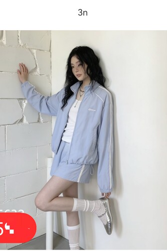 3NUX2026夏新款韩版简约百搭显瘦高品质休闲外套上下套裙