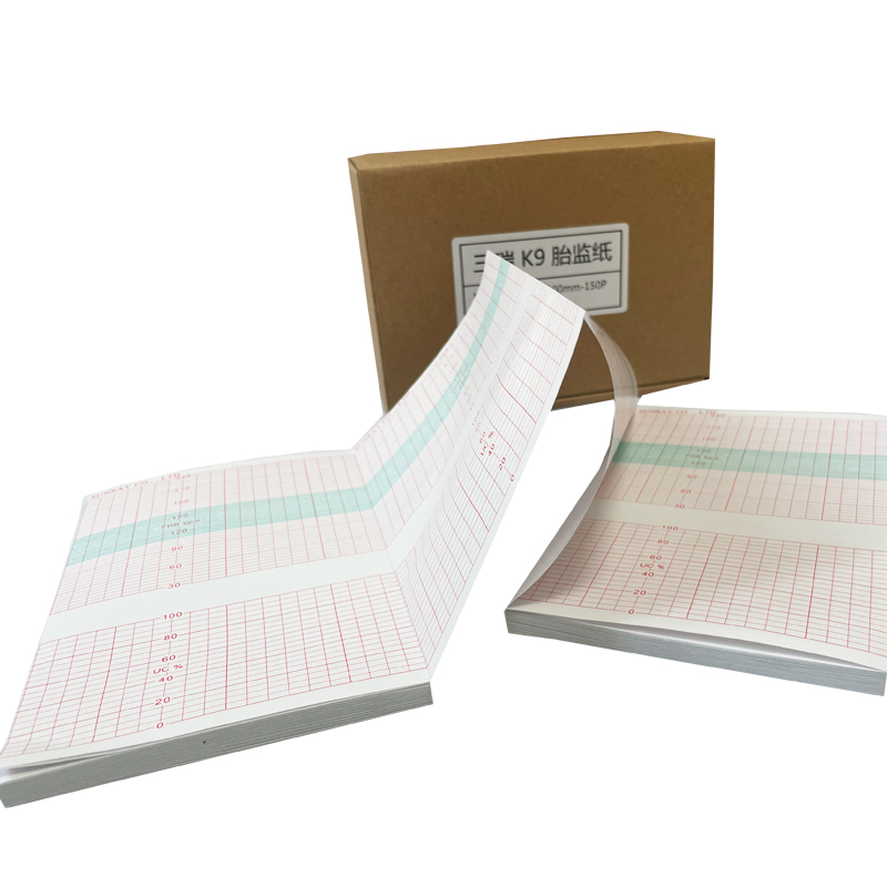 三瑞618K9胎儿胎监仪打印纸156*100-150P胎儿监护仪1本胎监记录纸