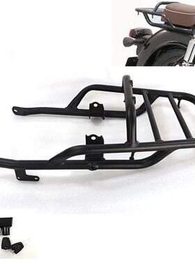 适用本田CB350 DLX 皇家版改装后货架行李架配头盔锁