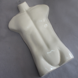 男士白色模特衣架 男式模特片胸片 泳衣内衣服装模特 单面塑料模