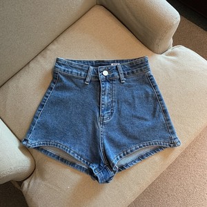 RM15093#夏季高腰显瘦不规则ins设计感韩版辣妹炸街热裤