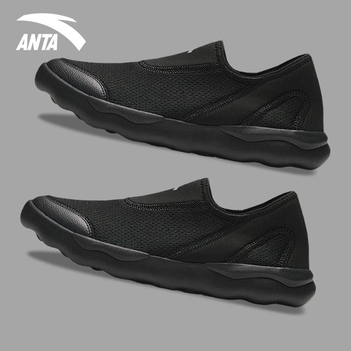 安踏男鞋透气薄款网鞋休闲鞋