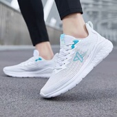 特步正品 男子新款 轻便舒适透气网面运动鞋 清仓特价 休闲跑步鞋