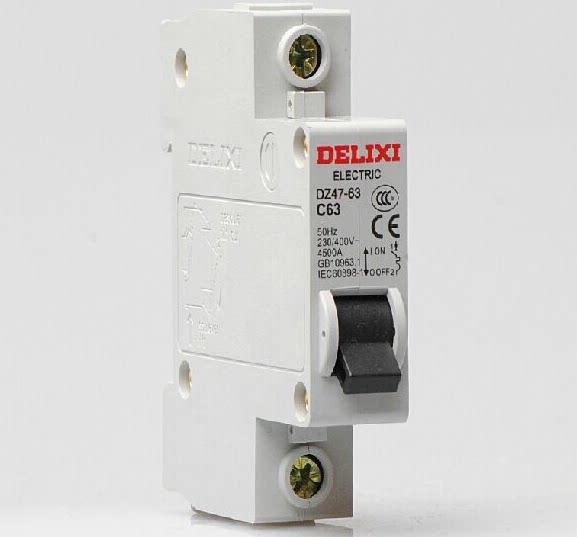 德力西空气开关c45空开断路器1p6a10a16a20a25a32a40a63a家用电闸