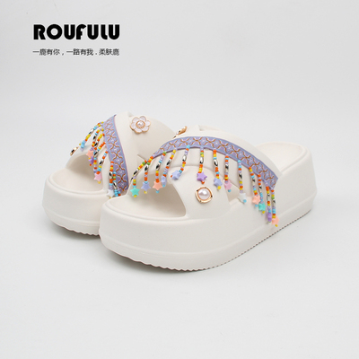 鹿创优品@海边度假舒适一字拖鞋