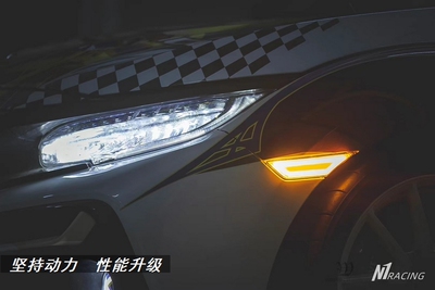 简约个性十代思域FK7FC1叶子板灯