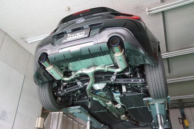 HKS改装排气新款GR86/BRZ Hi-Power SPEC-L双出排气中尾段