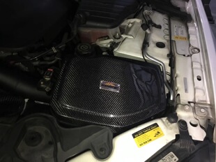 适配捷豹XF 2.0T XFL涡流三代EDDY碳纤进气风箱动力冬菇头改装