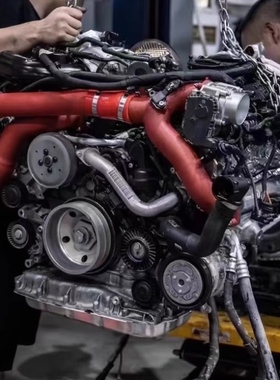 SnowTech铝合金八字管进气歧管三阶硬件适用奥迪EA839 S4 S5 3.0T