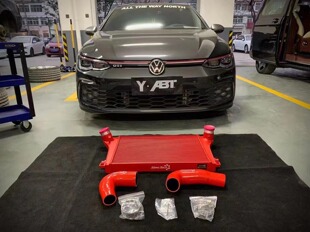 SNOWTECH加大中冷EVO2适配大众高尔夫GTI8/GTI7奥迪S3凌渡GTS