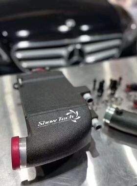 snowtech加大顶置中冷水箱适配奔驰M274 W205 W213 C260E300L