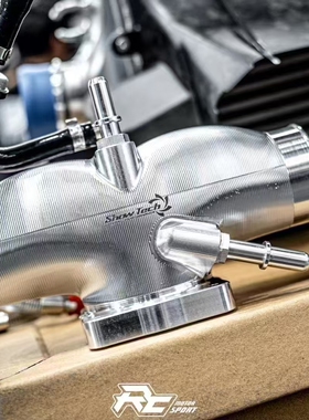 SnowTech加大分流歧管IPD管CNC成型适配保时捷911 992 3.0T改装