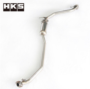 日本HKS适配飞度GK5 新飞度改装不锈钢排气中段高性能带消音
