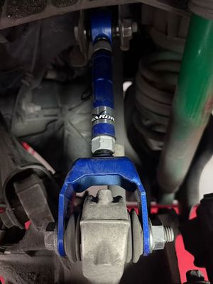 适配特斯拉Model3毛豆Y hardrace哈瑞斯可调倾角拉杆解决后轮吃胎