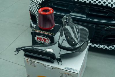 适配宝马F70F74U10U11 M135 迷你F65F66 B48改装fogiago碳纤进气