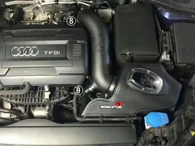 美国aFe高性能进气系统适配7代GTI/A3 S3全密封干式进气套件滤芯