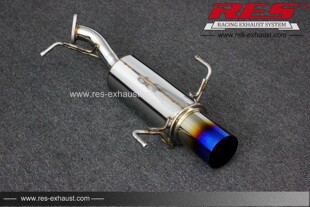 RES排气尾段尾鼓/改装排气管/直排/回压鼓/适配铃木雨燕