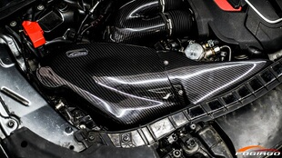 进气套件 适配奥迪RS6 C7改装 4.0T 冬菇头碳纤维风箱 RS7