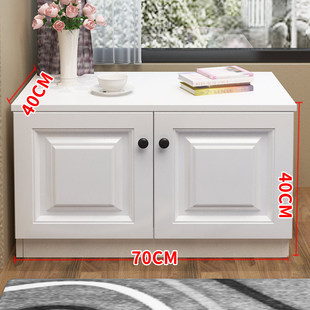 定制飘窗柜子阳台收纳柜颗粒板材换班板地柜储物柜可坐人