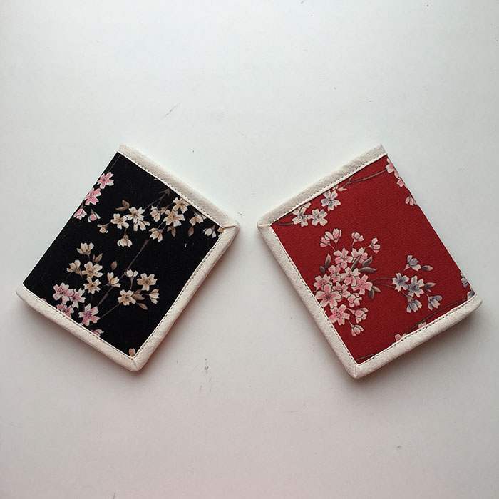 原创手工布艺森系短款钱包礼物