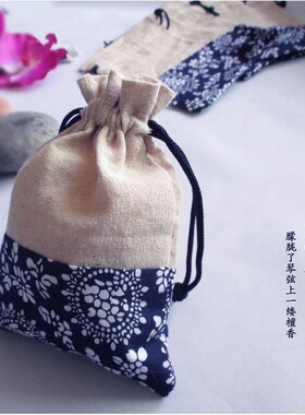青花中药袋制品茶叶袋陶瓷布袋