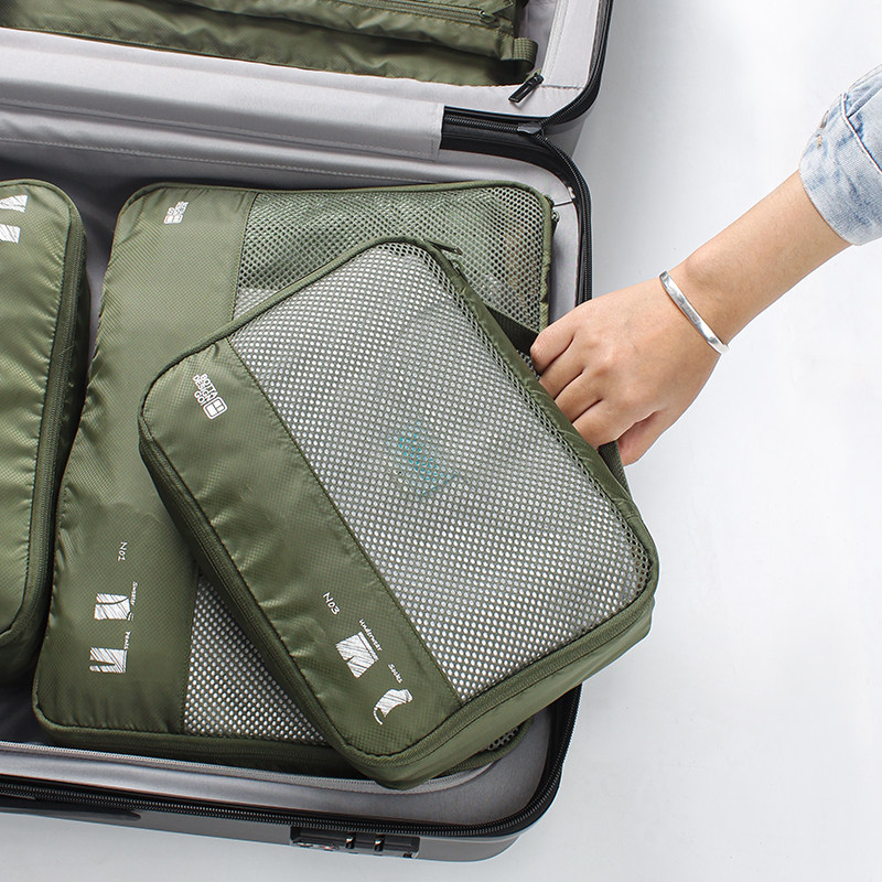 旅行衣物收纳袋三件套出差行李箱整理分装包袋轻便可视网布袋套装,收纳整理,旅行收纳套装,淘宝优惠券,粉丝福利购,淘宝优惠卷