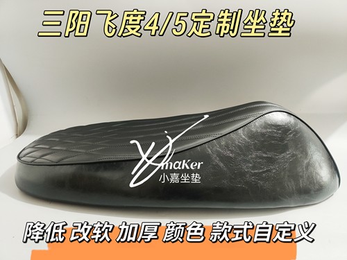 适用SYM三阳飞度4/飞度5/FIDDLE5坐垫改装配复古款降低加厚坐垫