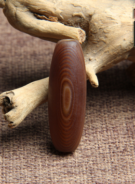 天然缠丝玛瑙勒子佛珠手链吊坠