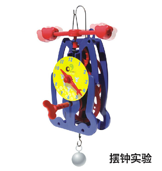 物理教学摆钟时钟模型 传动齿轮机械钟摆实验科技演示拼装器材