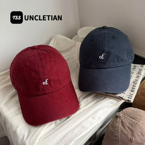 UncleTian·55-64大头围复古of简约韩版氛围感棒球帽男女春夏潮帽