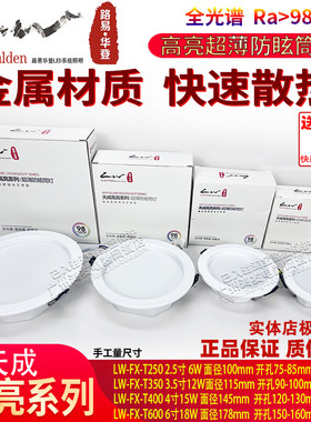 路易防眩超薄全光谱筒灯质保二年