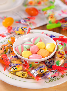 俄罗斯进口软糖水果味多重口味咀嚼水果糖酸甜口休闲零食喜糖年货