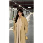 NN家秋冬加厚双面穿羊羔毛麂皮绒仿皮毛一体环保皮草大衣外套5020