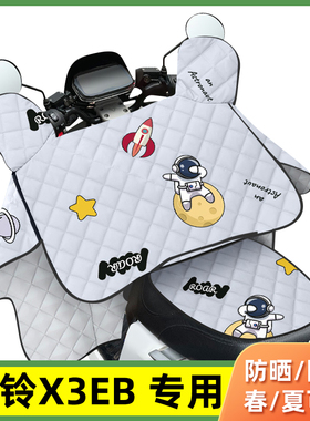 台铃X3EB电动车夏季薄款防晒罩四季通用挡风被夏天防风防水遮阳