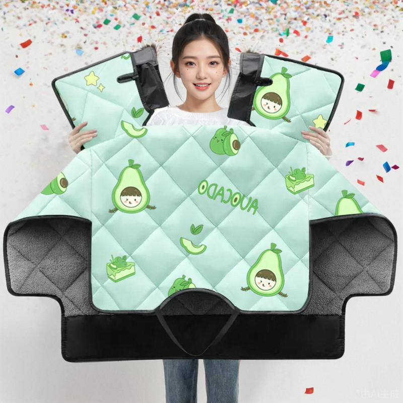 小刀N22电动车挡风被冬季