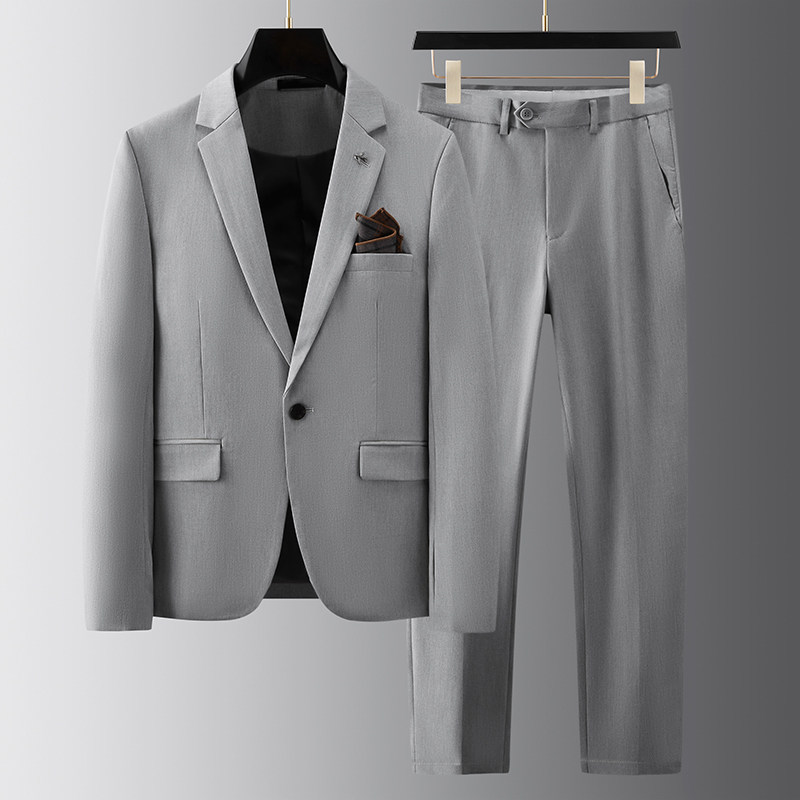 2025秋季新西装便西修身休闲商务大码工西服男士礼服LJT9888-P210,男装西服套装,电商A311