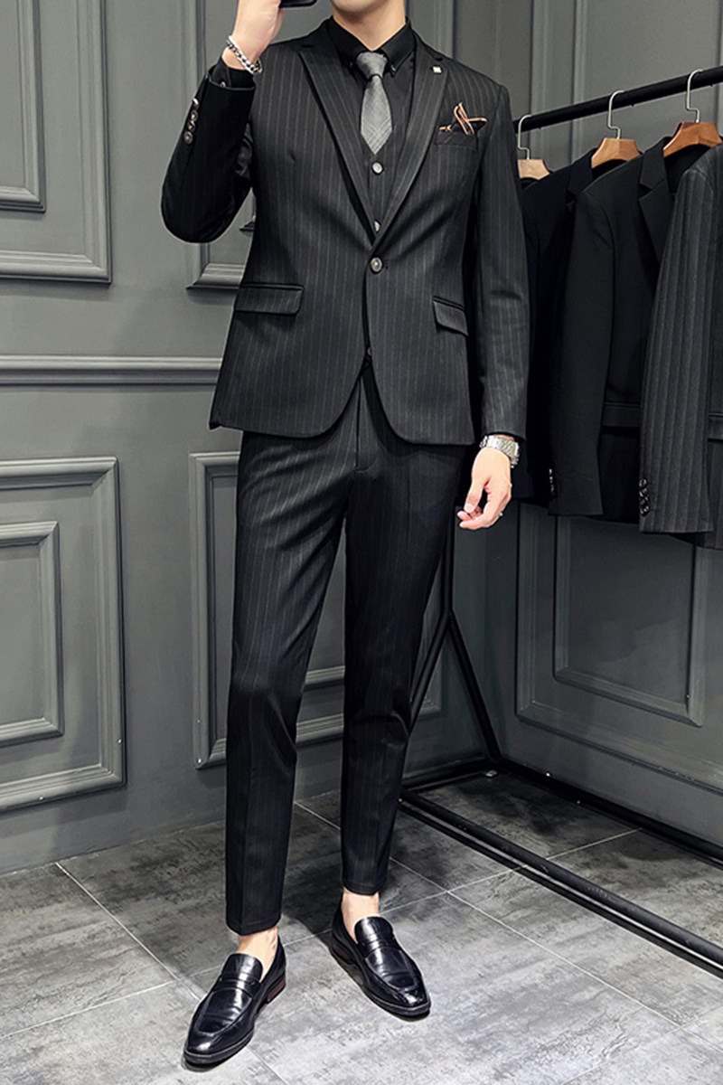 木框景2025春季套装修身休闲商务大码工西服A311-SJT9961-P285,男装西服,电商A311