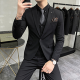 2025秋季西装男套装纯色商务正装西装男士西服A311-SJT9888-P265，男装西服套装，电商A311