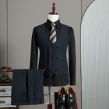 2026伴郎服兄弟装团西装马甲白衬衫春季礼服婚礼结婚MJT9021-P135，男装西服套装，电商A311